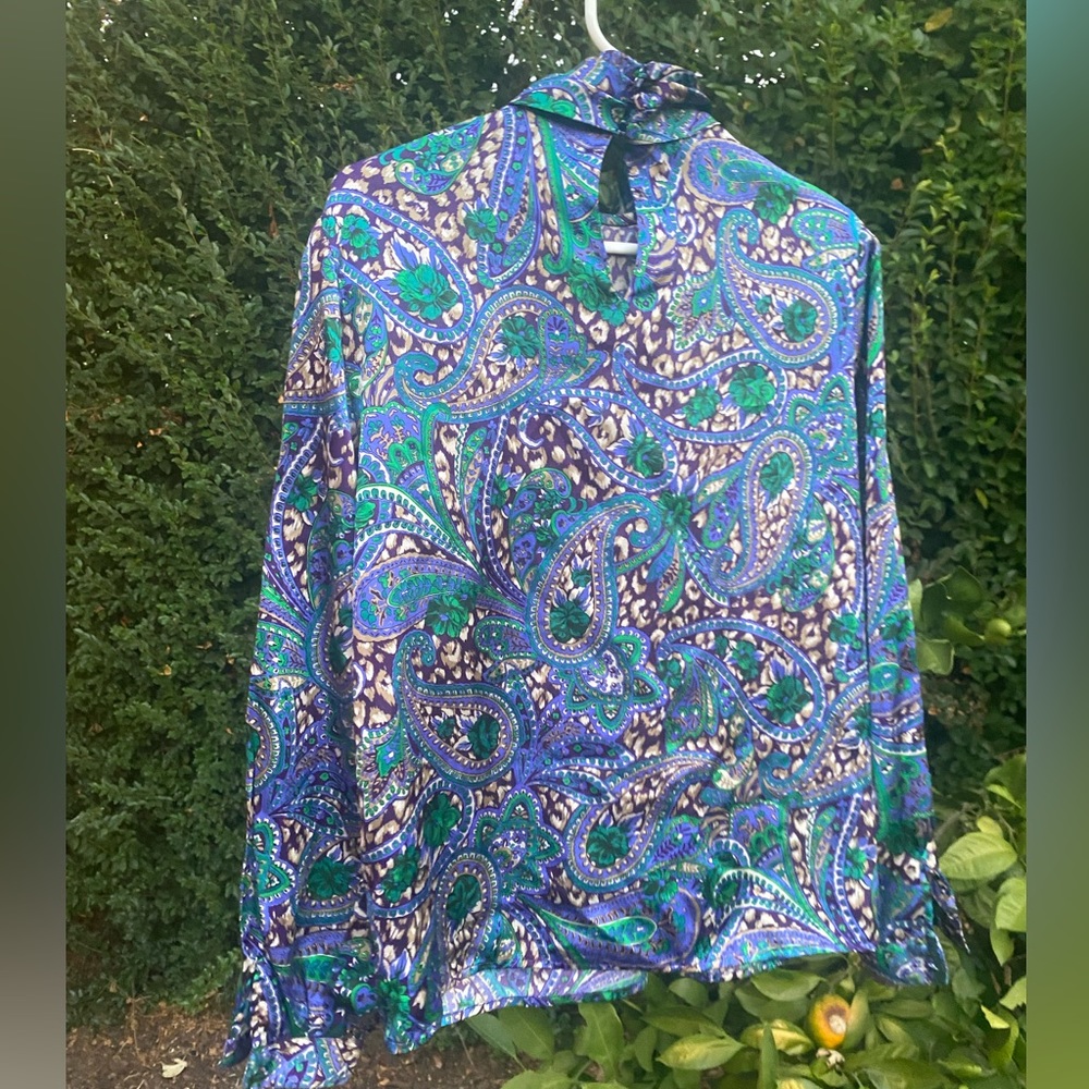 Vintage Anne Klein blouse size small - Picture 3 of 8